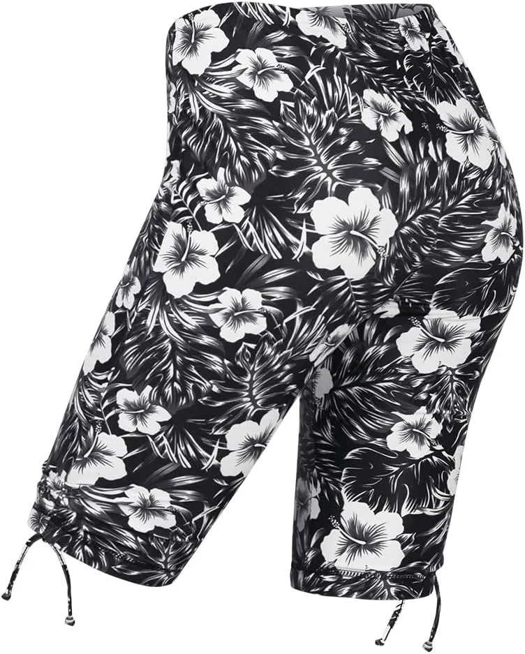 UV SKINZ Womens Classic Swim Jammerz with UPF 50  Sun Protection  Long Swim Shorts for Women, Womens Modest Swimsuits