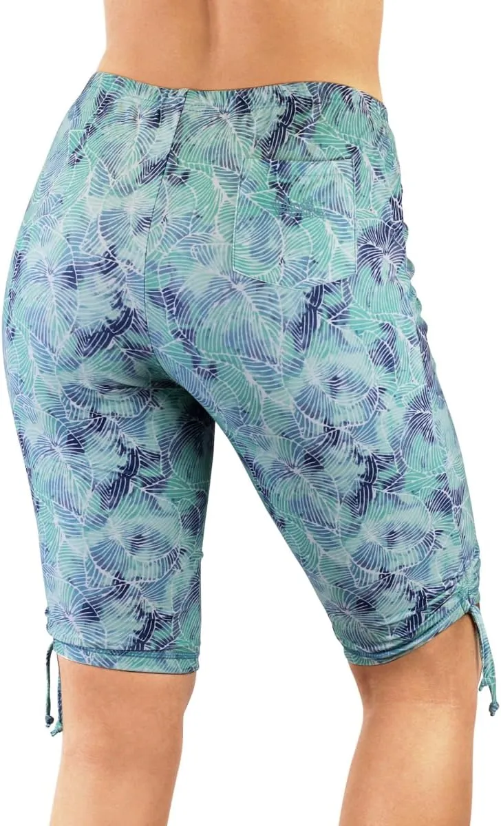 UV SKINZ Womens Classic Swim Jammerz with UPF 50  Sun Protection  Long Swim Shorts for Women, Womens Modest Swimsuits