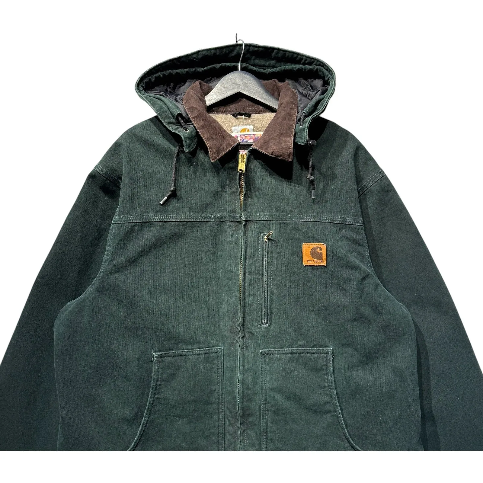 Vintage Carhartt C61 Sherpa Lined Barn Workwear Jacket