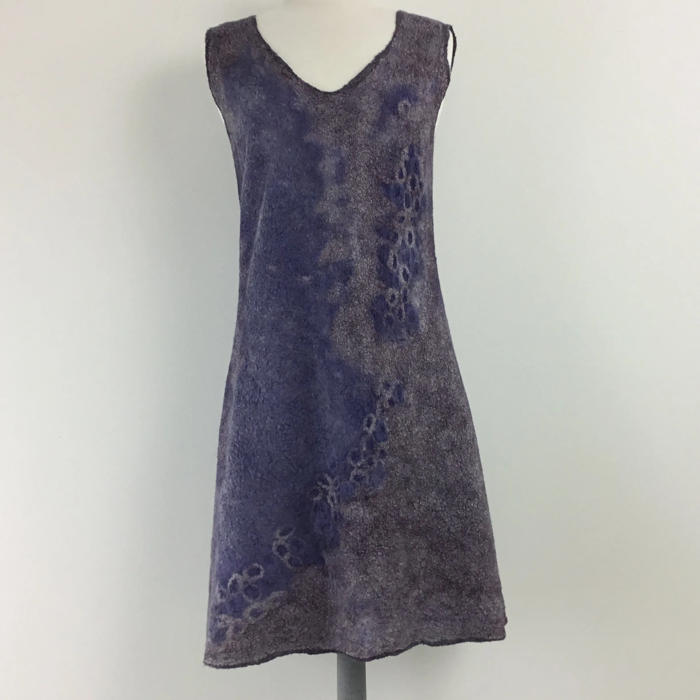 Violet Cascade Dress