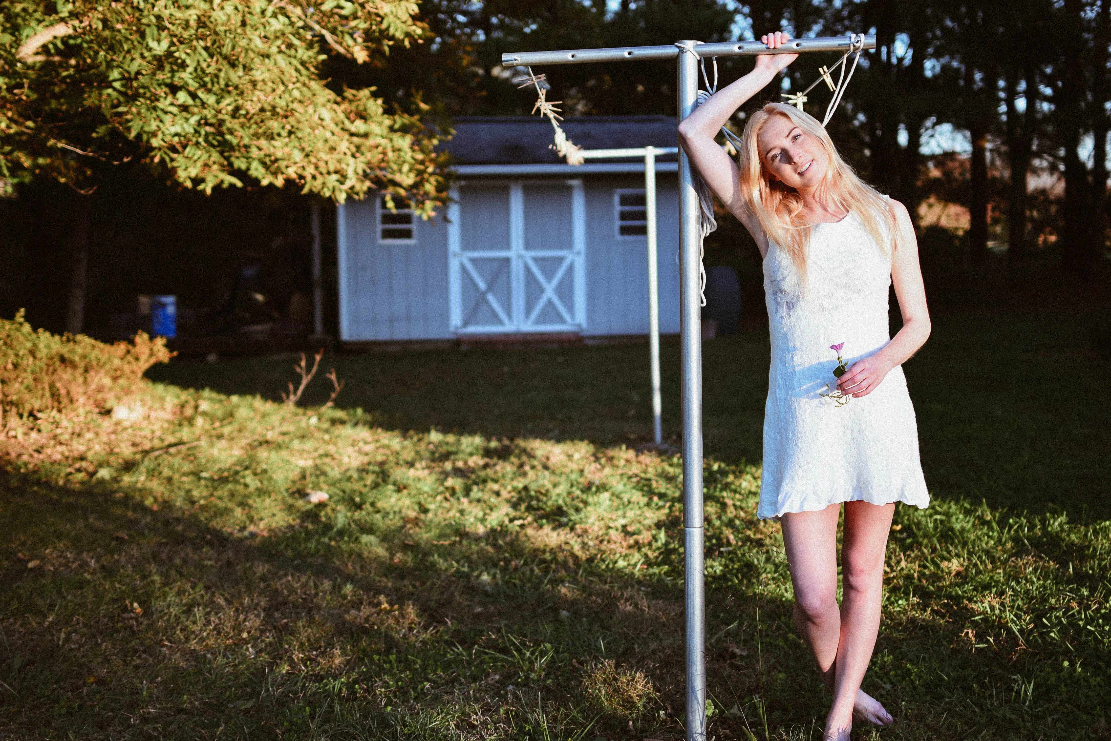White Classic Dress