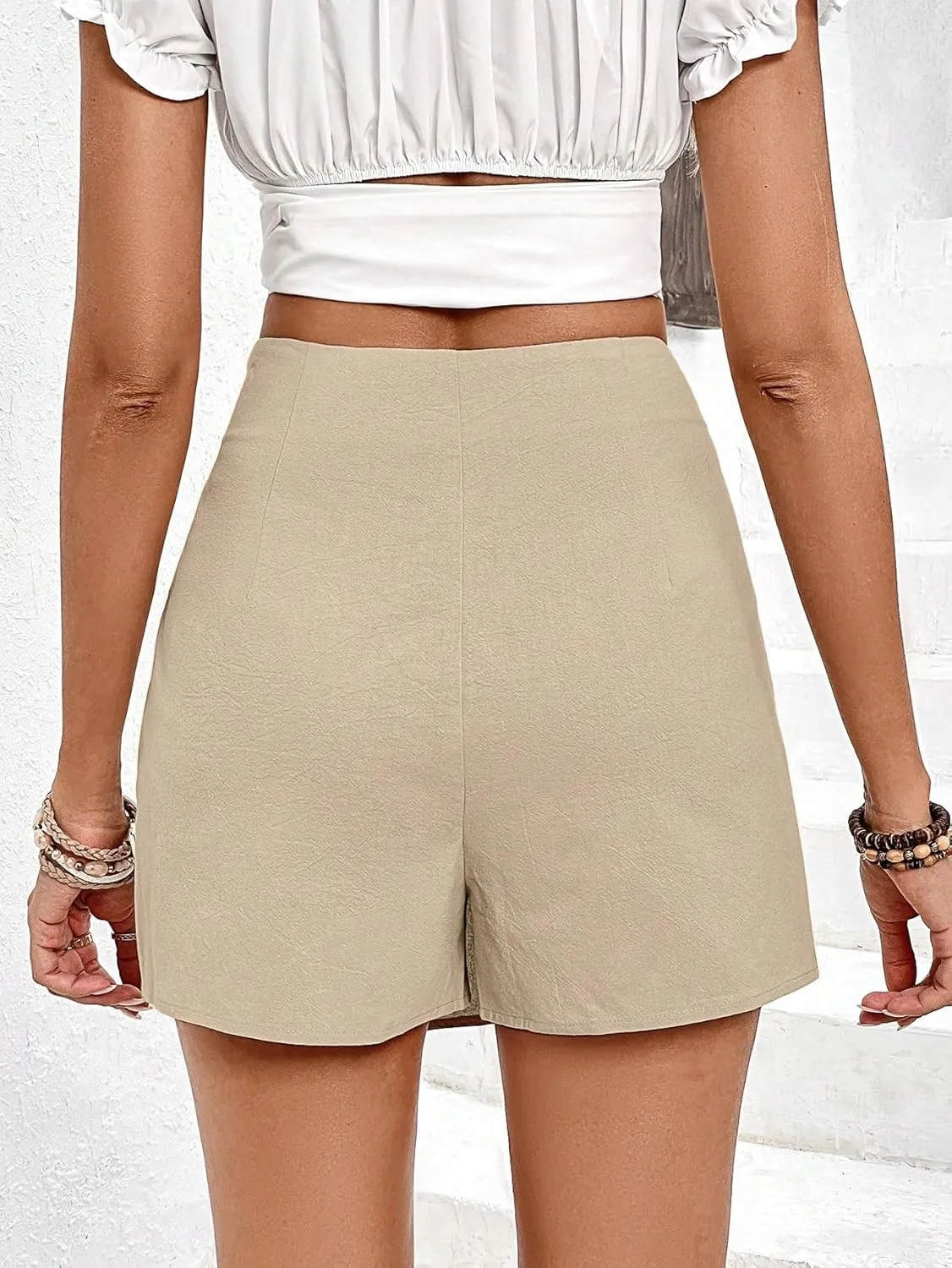 Women 2025 Summer Casual Shorts Mini Skort