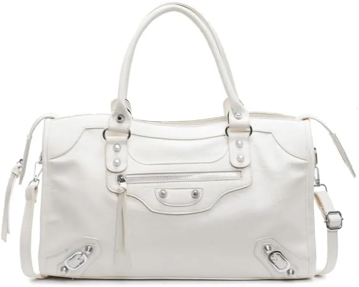 Women's Commuter Handbags Shoulder Bags Large Capacity Crossbody Bag Rivet Scooter Bag Zipper Purses