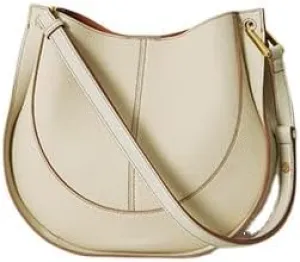 Women's Crossbody Bag - Practical Large Genuine Leather Bag (Blue)