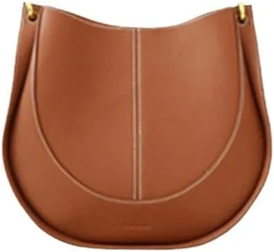 Women's Crossbody Bag - Practical Large Genuine Leather Bag (Blue)
