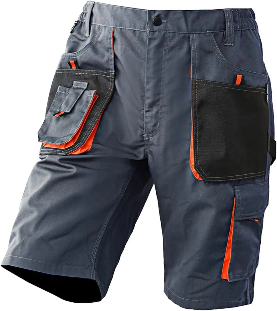 WORK IDEA Men's Work Cargo Shorts Outdoor Multi-Pocket Workwear Hiking Camping Travel Golf Causal