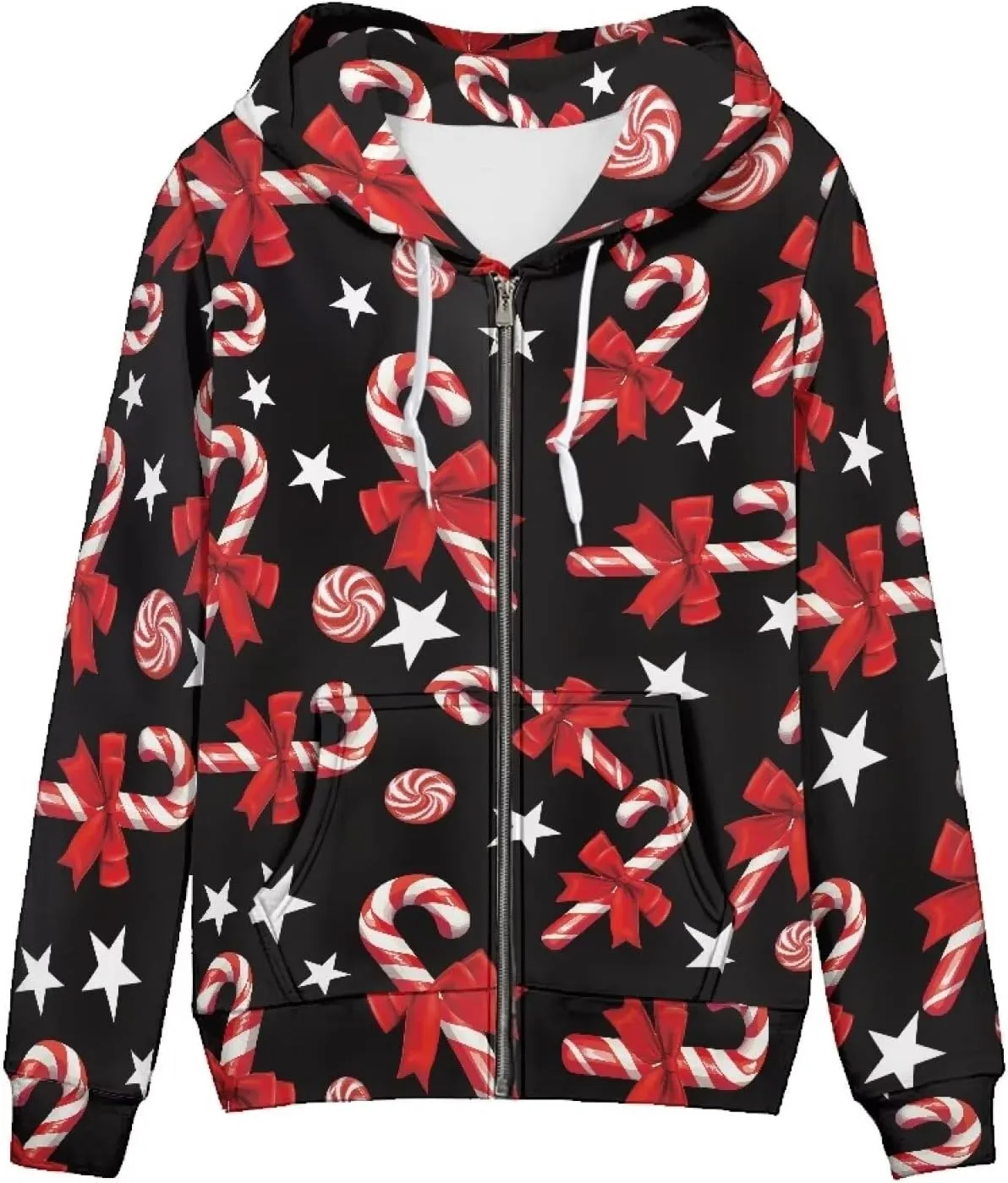 YEXIATODO Casual Hoodie for Women Zipper Hooded Sweatshirt Pullover with Pocket