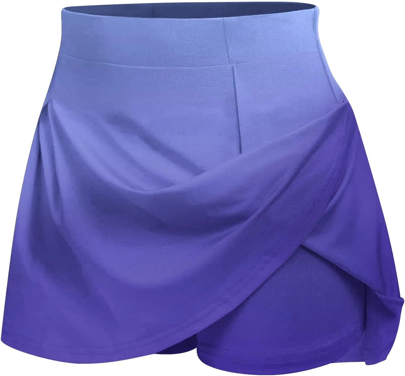 Yoga Short Skirt for Women Gradient Summer Running Skirted Shorts Active Lifestyle Casual Everyday Skirt Pant 2025