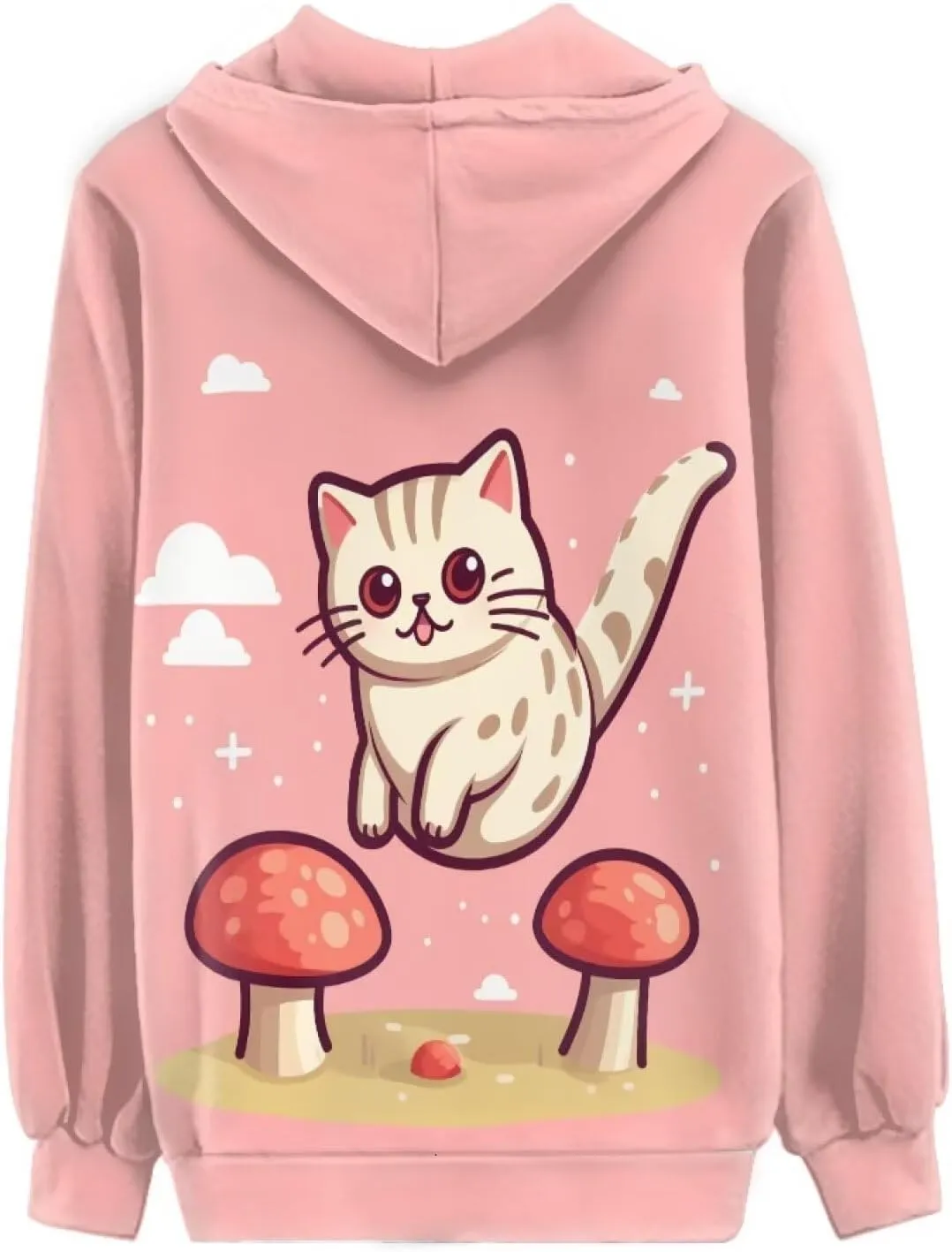 Zip Up Hoodie Y2K Women Oversized Hoodies Fall Tops Womens Jackets Full Zip Hooded Sweatshirt