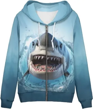 Zip Up Hoodie Y2K Women Oversized Hoodies Fall Tops Womens Jackets Full Zip Hooded Sweatshirt